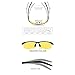 HD Night Vision Driving Polarized Glasses Anti-Glare Yellow Lens Mens forOutdoor