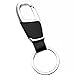 Lecxci Practical Hanging Casual Car Keychain, Home Key Tags Holder for Men Women (1-ring, Silver)