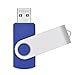 VICFUN 10pcs 4GB USB Flash Drive 4G USB 2.0 Flash Memory Stick Foldable Thumb Drives-Blue