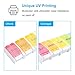 Coongga Weekly Pill Organizer Large 7 Day Pill Box Case with Removable Compartments and Easy Push Button Design for Vitamin,Pills,Fish Oil,Supplements