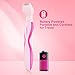 Bikini Trimmer Cordless Women Electric Shaver 2 in 1 Women Shaver with Shaving Head Water-Resistant Electric Lady Shaver for Bikini Line Body Face