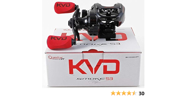 quantum kvd smoke s3 baitcast reel