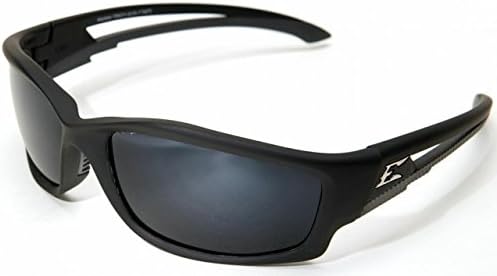Edge Eyewear Kazbek Polarized-Black / G-15 Silver Mirror Lens with Gasket