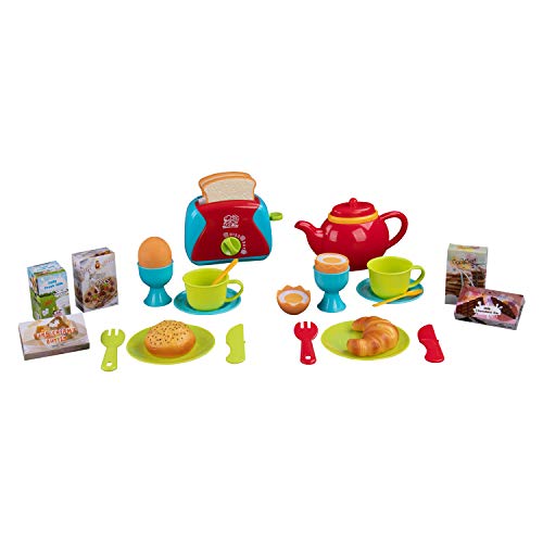 PlayGo 3715 Spielset Frühstück für Zwei, mit Küchenutensilien, Geschirr und viel Zubehör, 27 teilig – Bild 3