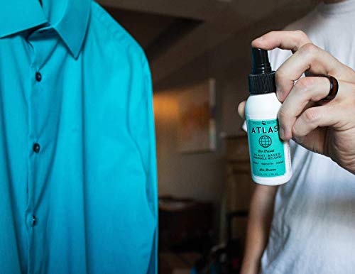 Cold Iron Wrinkle Release Spray for Clothes. Atlas Travel Size 3 fl oz/89 ml. Fragrance Free. Fast, Easy to Use Ironing Alternative. Spray, Smooth, Hang. Award Winning for People on The Go