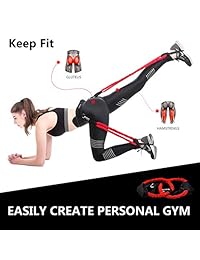 Marsrizon Booty Resistance Belt, Resistance Bands for Legs and Butt, Ideal Booty System and Ankle Bands Set, Abs and Butt Workout Equipment