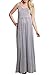 Jinson Women's Basic Sleeveless Maternity Maxi Tank Dress Vestido with Empire Waist for Pregnancy