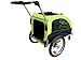 Booyah Medium Pet Dog Stroller & Pet Bike Trailer with Suspension - Blue
