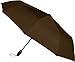 Benkii 60 Mph Windproof 10 Rib Travel Umbrella, Coffe