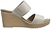 crocs Women's Leigh Ii 2-Strap W Wedge Sandal, Oatmeal, 9 M US