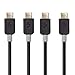 USB C-C cord 3 F BLK 2pk