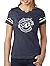 Tstars 40th Birthday Gift 1978 Mint Condition Women Football Jersey T-Shirt Medium Navy/White