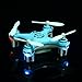 Annymall Cheerson CX-10 29mm 4 Channel 2.4GHz Radio Control RC Mini Quadcopter Helicopter Drone 6-Axis Gyro UFO with LED Flash Light with Transmitter (Blue)