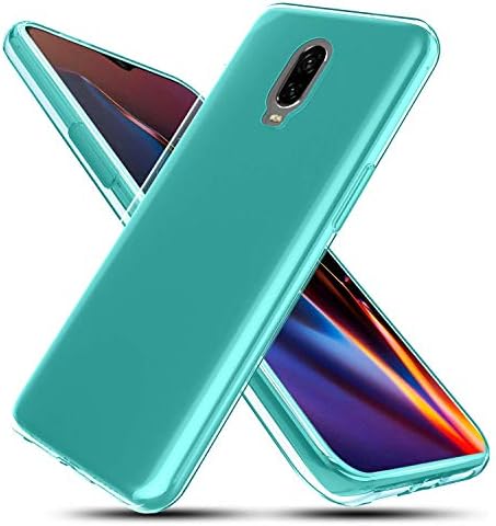 OnePlus 6T Case, CASEKEY [Slim&Thin] Shock-Absorption Bumper Anti-Scratch Soft Silicone Flexible Rubber Glossy TPU Clear Protective Cover Compatible with One Plus 6T (Green)