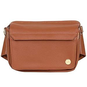 CleverMade Crossbody Diaper Bag Tote and Baby Bottle Hip Pack – Stroller Organizer with Adjustable Strap and Multiple…