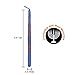 Hanukkah Candles - by Safed Candles, Handcrafted in Israel, Box of 45 - Fits Most Menorahs - Premium, Kosher, Dripless, Wax, for Chanukah (Aqua)