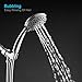 Shower Head,Handheld Shower Head, 6 Functions High Pressure Rainfall Shower Head Leakproof Filtered Shower Head with Hose and Adjustable Bracket, Stylish and Durable