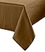 Benson Mills Gourmet Spillproof Fabric Tablecloth, Linen, 60-inch-by-104-inch
