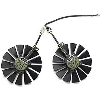 inRobert 95mm T129215SM 12V 0.25AMP Graphics Card Cooling Fan For ASUS STRIX-RX470-O4G-GAMING RX580 GTX1050Ti (1 pair)