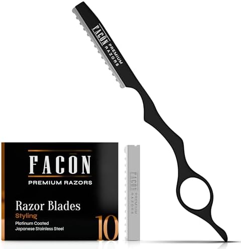 Saudi Razor FACON Professional Hair Styling Thinning Texturizing Cutting Feather ...