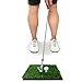 Rukket Mini Turf Golf Hitting Grass Mat | Realistic Grass | Portable Driving, Chipping, Training Aids, Equipment for Residential Backyard & Indoor Practice W/Rubber Tee & Practice Balls (Rough Turf)