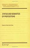 Syntax and Semantics of Prepositions, , 1402038992