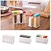 YIXIN Set of 6 Spice Shaker Seasoning Bottle Jar Condiment Storage Container with Tray for Salt Sugar Cruet, Color Random Delivery