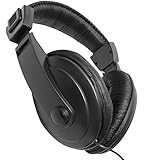 Universal Wired Metal Detector Headphones - Lawn Metal Detecting Headset Earphones w/ 3.5mm Standard Headphone Jack, Adjustable Volume Control, Sound Insulation Padding - PyleSport PHPMD23