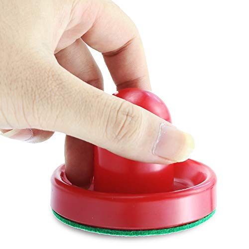 Bignc Light Weight Air Hockey Pushers Red Replacement Pucks (4 Striker