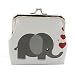 Womail Women Fashion Owl Elephant Mini Retro Vintage Leather Hasp Handbags Boy ID Credit Card Coin Holder Wallet (Gray)