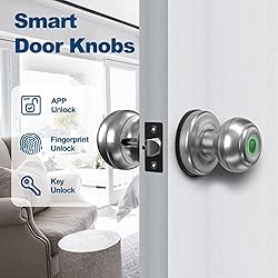 GeekTale Fingerprint Door Lock, Smart Door Knob