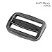 DYZD Multi-Size Straps Webbing Slide Triglides Slide Plastic Slide Buckle for Backpack Bag (38 mm,Black)
