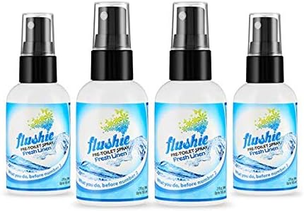 Flushie Pre-Toilet Spray 2-Ounce Bottle, Bathroom Deodorizer, Perfect ...