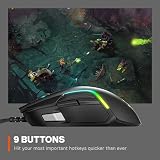 SteelSeries Rival 5 Gaming Mouse 18000 CPI TrueMove Air 9 Programmable Buttons view 10