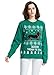 Shineflow Women's Dachshund Through The Snow Ugly Christmas Sweater Pullover Jumper (M)