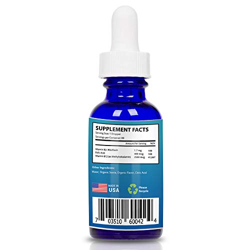 Vitamin B Complex B12 Liquid Vitamin B12 Sublingual Drops Advanced