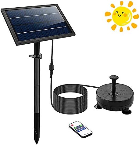 水槽の小さな池パティオ芝生のプールのための調節可能なソーラーパネルbirdbath噴水屋外の噴水パネルとソーラーウォーターポンプ