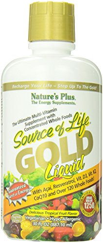 Nature's Plus - Source of Life GOLD Liquid - Tropical Fruit Flavor, 30 fl. oz.