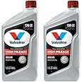 Valvoline Full Synthetic High Mileage with MaxLife Technology SAE 10W-30 Motor Oil 1 QT (Pack of 2)