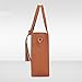 FULLIN Fashion Women Four Set Handbag Shoulder Bags Four Pieces Tote Bag Wallet,Luxury brown