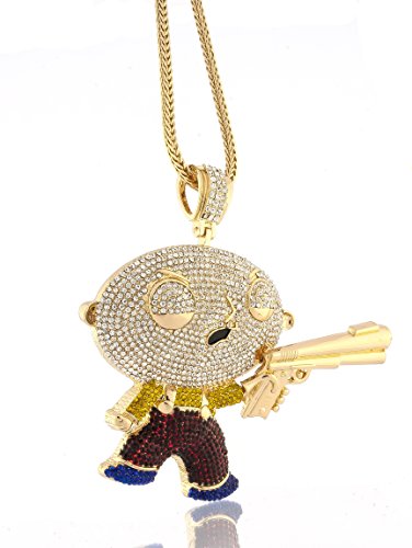 Iced out stewie pendant Outlet