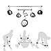 Spreader Bar of Yoga,BDSM Adjustable Stainless Steel Spreader Bar