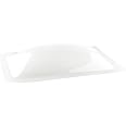 RecPro RV Skylight Outer Dome | 14" x 22" Universal Outer Skylight | Bubble Style (White)