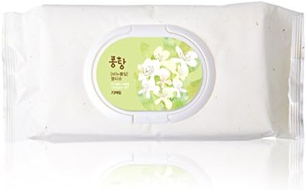 [ Pongdang ] Soapwort Wet Wipe 72p remove dust impurities 3D embossed fabric with Natural ingredient Korean Cosmetics