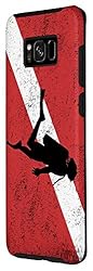 Galaxy S8+ Scuba Diving Flag for Divers Case
