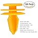 Lantee 100 Pieces Door Panel Retainer Clips Fasteners Replaces for Chrysler Pacifica Jeep Grand Cherokee Commander 6507055-AA & 6507686-AA
