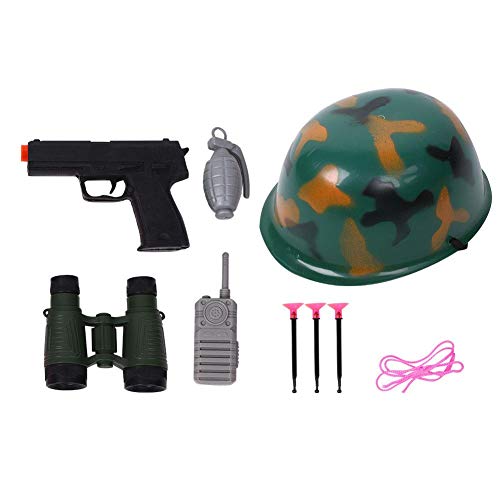 Kids Child Pretend Play Toys Accessory Tool Lots Profession Role Plays Game Toy Set(Camouflage)