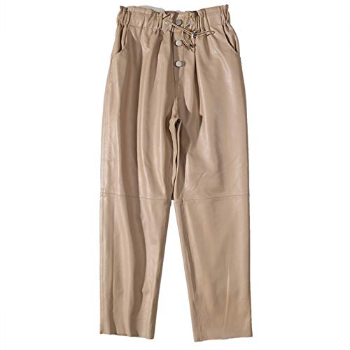 patent black trousers