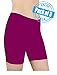 Sexy Basics Women's 3 Pack Spandex Bike Yoga Boxer Brief Boyshort Undershort Tights