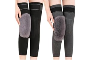 Self-Heating Knee Brace for Men and Women, Unisex Winter Thickened Thermal Knee, Soft Elastic Leg Warmer